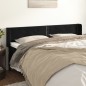 vidaXL Cabecero de terciopelo negro 203x16x78/88 cm vidaXL Cabecero de terciopelo negro 203x16x78/88 cm