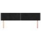 vidaXL Cabecero de terciopelo negro 203x16x78/88 cm vidaXL Cabecero de terciopelo negro 203x16x78/88 cm