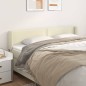 vidaXL Cabecero de cuero sintético color crema 163x16x78/88 cm vidaXL Cabecero de cuero sintético color crema 163x16x78/88 cm