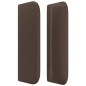vidaXL Cabecero de cuero sintético marrón 203x16x78/88 cm vidaXL Cabecero de cuero sintético marrón 203x16x78/88 cm