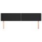vidaXL Cabecero de cuero sintético negro 183x16x78/88 cm vidaXL Cabecero de cuero sintético negro 183x16x78/88 cm
