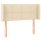 vidaXL Cabecero de tela color crema 83x16x78/88 cm vidaXL Cabecero de tela color crema 83x16x78/88 cm