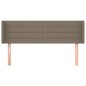 vidaXL Cabecero de tela gris taupe 147x16x78/88 cm vidaXL Cabecero de tela gris taupe 147x16x78/88 cm