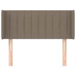 vidaXL Cabecero de tela gris taupe 83x16x78/88 cm