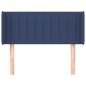 vidaXL Cabecero de tela azul 83x16x78/88 cm