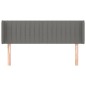 vidaXL Cabecero de tela gris oscuro 147x16x78/88 cm vidaXL Cabecero de tela gris oscuro 147x16x78/88 cm