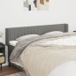 vidaXL Cabecero de tela gris oscuro 163x16x78/88 cm vidaXL Cabecero de tela gris oscuro 163x16x78/88 cm