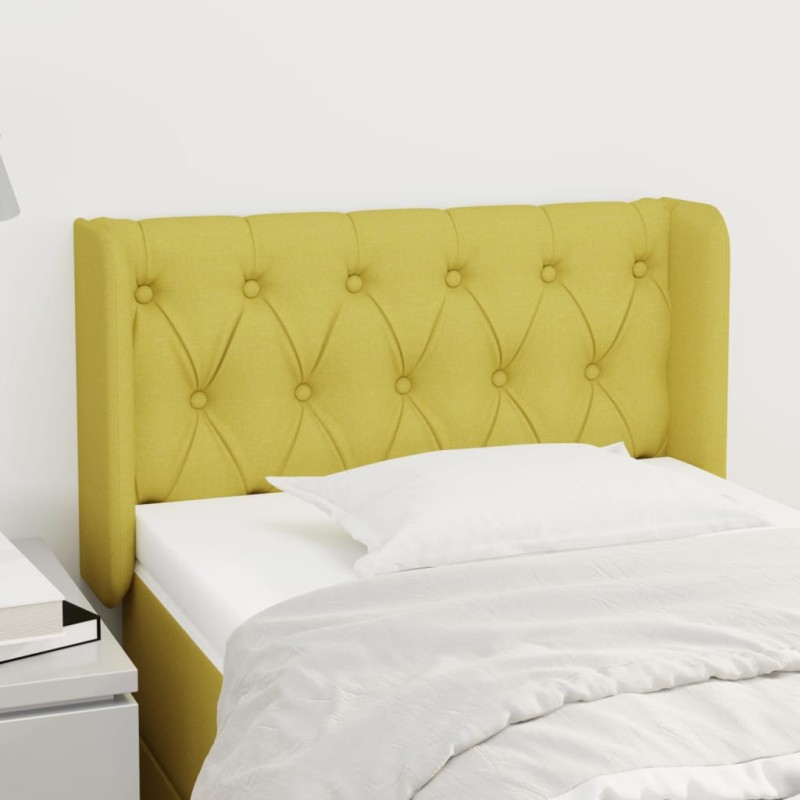 vidaXL Cabecero de tela verde 83x16x78/88 cm vidaXL Cabecero de tela verde 83x16x78/88 cm