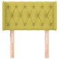 vidaXL Cabecero de tela verde 83x16x78/88 cm vidaXL Cabecero de tela verde 83x16x78/88 cm