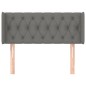 vidaXL Cabecero de tela gris oscuro 93x16x78/88 cm vidaXL Cabecero de tela gris oscuro 93x16x78/88 cm