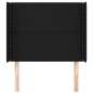 vidaXL Cabecero con orejas de tela negro 103x16x118/128 cm vidaXL Cabecero con orejas de tela negro 103x16x118/128 cm