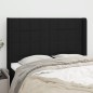 vidaXL Cabecero con orejas de tela negro 147x16x118/128 cm vidaXL Cabecero con orejas de tela negro 147x16x118/128 cm