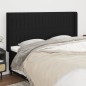 vidaXL Cabecero con orejas de tela negro 163x16x118/128 cm vidaXL Cabecero con orejas de tela negro 163x16x118/128 cm