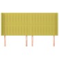 vidaXL Cabecero con orejas de tela verde 203x16x118/128 cm vidaXL Cabecero con orejas de tela verde 203x16x118/128 cm