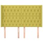 vidaXL Cabecero con orejas de tela verde 147x16x118/128 cm vidaXL Cabecero con orejas de tela verde 147x16x118/128 cm