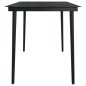 vidaXL Juego de comedor de jardín 7 piezas con cojines beige
