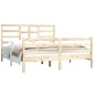 vidaXL Estructura de cama de madera maciza 160x200 cm vidaXL Estructura de cama de madera maciza 160x200 cm