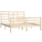 vidaXL Estructura de cama de madera maciza 160x200 cm vidaXL Estructura de cama de madera maciza 160x200 cm