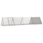 vidaXL Jaula para conejos acero galvanizado gris 403,5x80,5x71 cm vidaXL Jaula para conejos acero galvanizado gris 403,5x80,5x71 cm