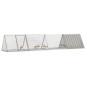 vidaXL Jaula para conejos acero galvanizado gris 403,5x80,5x71 cm vidaXL Jaula para conejos acero galvanizado gris 403,5x80,5x71 cm