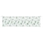 vidaXL Cojín para banco de jardín tela estampado de hojas 200x50x7 cm
