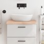 vidaXL Encimera de baño madera maciza sin tratar 60x40x(2-6) cm vidaXL Encimera de baño madera maciza sin tratar 60x40x(2-6) cm