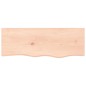 vidaXL Encimera de baño madera maciza sin tratar 80x30x(2-6) cm vidaXL Encimera de baño madera maciza sin tratar 80x30x(2-6) cm