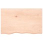 vidaXL Encimera de baño madera maciza sin tratar 80x50x(2-6) cm vidaXL Encimera de baño madera maciza sin tratar 80x50x(2-6) cm
