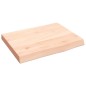 vidaXL Encimera de baño madera maciza sin tratar 40x30x(2-4) cm vidaXL Encimera de baño madera maciza sin tratar 40x30x(2-4) cm