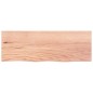 vidaXL Encimera baño madera maciza tratada marrón claro 80x30x(2-6) cm vidaXL Encimera baño madera maciza tratada marrón claro 80x30x(2-6) cm
