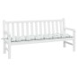 vidaXL Cojín banco de jardín tela Oxford estampado hojas 180x50x7 cm vidaXL Cojín banco de jardín tela Oxford estampado hojas 180x50x7 cm