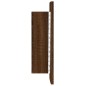 vidaXL Armario de baño con espejo LED madera marrón roble 40x12x45 cm vidaXL Armario de baño con espejo LED madera marrón roble 40x12x45 cm