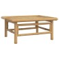 vidaXL Set de muebles de jardín 2 piezas bambú y cojines gris claro vidaXL Set de muebles de jardín 2 piezas bambú y cojines gris claro