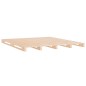 vidaXL Estructura de cama madera maciza de pino 135x190 cm vidaXL Estructura de cama madera maciza de pino 135x190 cm