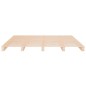vidaXL Estructura de cama madera maciza de pino 135x190 cm vidaXL Estructura de cama madera maciza de pino 135x190 cm