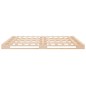 vidaXL Estructura de cama madera maciza de pino 135x190 cm vidaXL Estructura de cama madera maciza de pino 135x190 cm