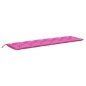 vidaXL Cojín para banco de jardín tela rosa 200x50x7 cm vidaXL Cojín para banco de jardín tela rosa 200x50x7 cm