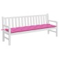 vidaXL Cojín para banco de jardín tela rosa 200x50x7 cm vidaXL Cojín para banco de jardín tela rosa 200x50x7 cm