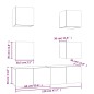 vidaXL Set de muebles de TV 6 pzas madera contrachapada roble ahumado vidaXL Set de muebles de TV 6 pzas madera contrachapada roble ahumado