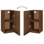 vidaXL Muebles para TV 7 uds contrachapado roble marrón 30,5x30x60 cm