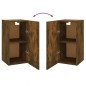 vidaXL Muebles para TV 7 uds contrachapado roble ahumado 30,5x30x60 cm vidaXL Muebles para TV 7 uds contrachapado roble ahumado 30,5x30x60 cm