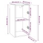 vidaXL Muebles para TV 7 uds contrachapado roble ahumado 30,5x30x60 cm vidaXL Muebles para TV 7 uds contrachapado roble ahumado 30,5x30x60 cm