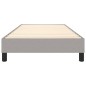 vidaXL Estructura de cama box spring tela gris claro 90x200 cm vidaXL Estructura de cama box spring tela gris claro 90x200 cm