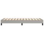 vidaXL Estructura de cama box spring tela gris claro 90x200 cm vidaXL Estructura de cama box spring tela gris claro 90x200 cm