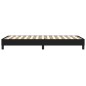 vidaXL Estructura de cama box spring tela negro 90x200 cm vidaXL Estructura de cama box spring tela negro 90x200 cm