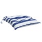 vidaXL Cojines de silla 6 uds tela Oxford rayas azul blanco 50x50x7 cm vidaXL Cojines de silla 6 uds tela Oxford rayas azul blanco 50x50x7 cm