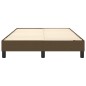 vidaXL Estructura de cama box spring tela marrón 120x200 cm