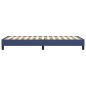 vidaXL Estructura de cama box spring tela azul 90x200 cm vidaXL Estructura de cama box spring tela azul 90x200 cm