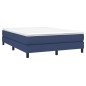 vidaXL Estructura de cama box spring tela azul 140x200 cm vidaXL Estructura de cama box spring tela azul 140x200 cm