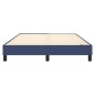 vidaXL Estructura de cama box spring tela azul 140x200 cm vidaXL Estructura de cama box spring tela azul 140x200 cm